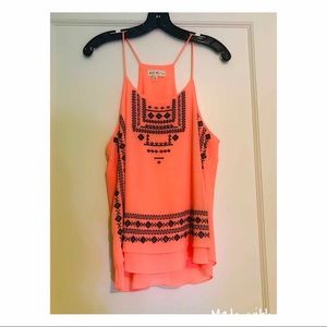 Sweet Journey Geometric Flowy Tank